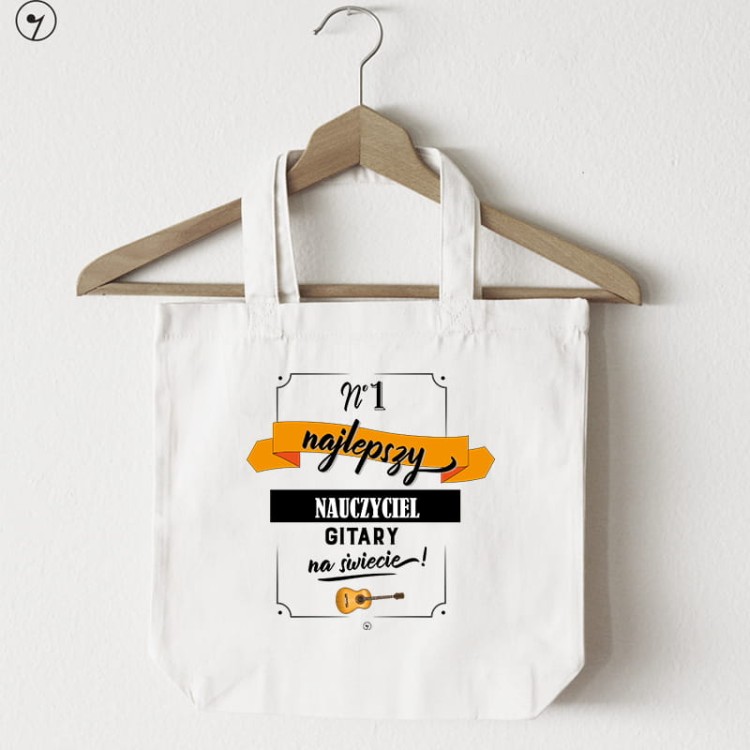 Gitara - Najlepszy nauczyciel - Nauczyciel gitary - Torba 2 ucha