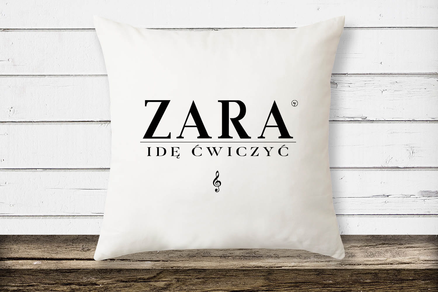 Poduszka muzyka - Zara ide ćwiczyć