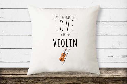 Skrzypce - All you need is love and the violin - Poduszka