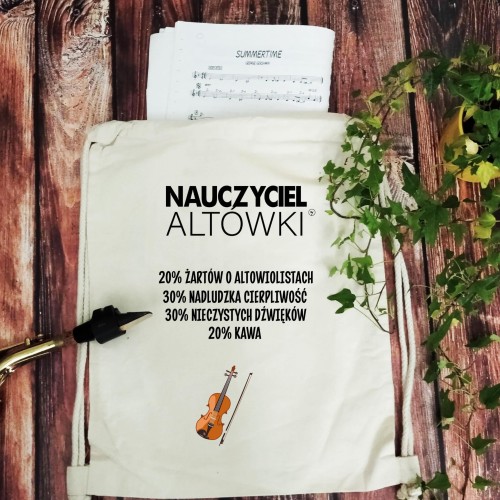 Altówka - Nauczyciel altówki - Skład procentowy - Worek plecak