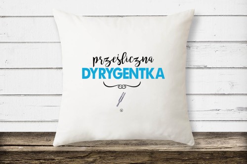 Prześliczna dyrygentka, poduszka dyrygentki, dyrygentka