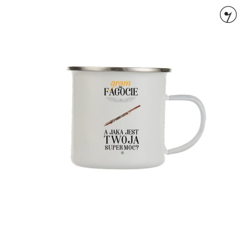 Fagot supermoc kubek emaliowany
