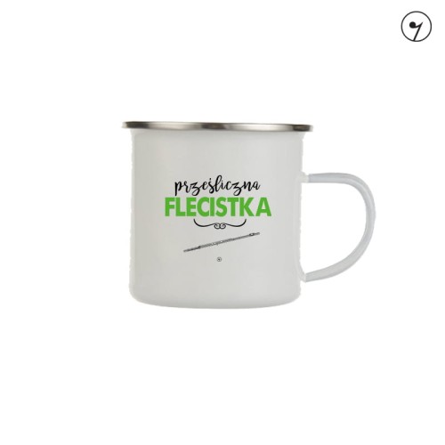 Flet - Flecistka - Prześliczna flecistka - emaliowany.jpg