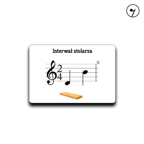 Dh - Interwał stolarza - prezent dla muzyka