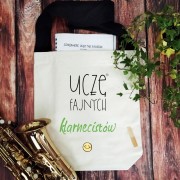 Nauczyciel – Klarnet - Uczę fajnych klarnecistów - prezent dla nauczyciela klarnetu - Torba z 2 ucha