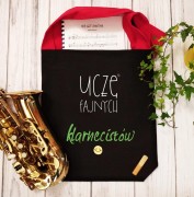 Nauczyciel – Klarnet - Uczę fajnych klarnecistów - prezent dla nauczyciela klarnetu - Torba z 2 ucha