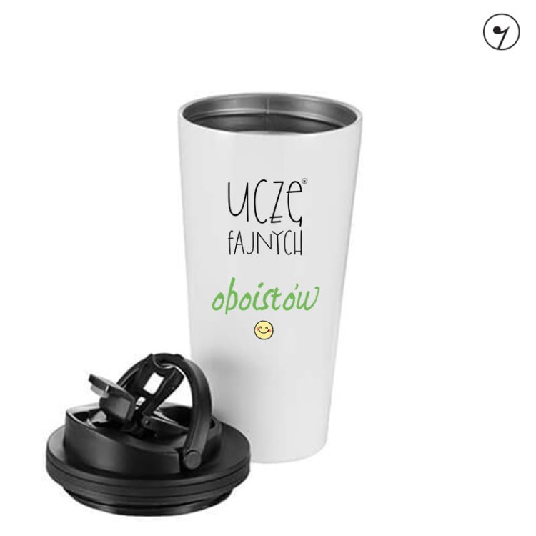Nauczyciel – Obój - Uczę fajnych oboistów - prezent dla nauczyciela oboju - Kubek termiczny