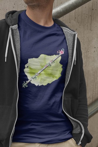 Flet - Kwiaty - Prezent dla flecistki - Prezent dla flecisty -Koszulka