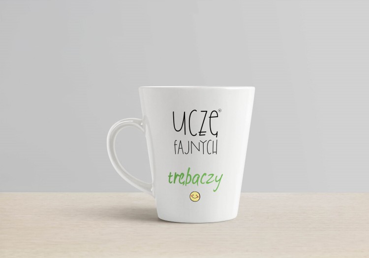 Nauczyciel – Trąbka - Uczę fajnych trębaczy - Prezent dla nauczyciela gry na trąbce - Kubek latte