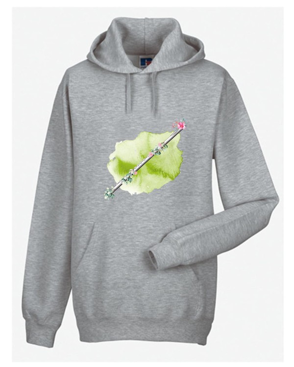 Flet - Kwiaty - Prezent dla flecistki - Prezent dla flecisty - Bluza