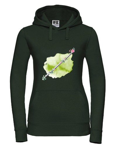 Flet - Kwiaty - Prezent dla flecistki - Prezent dla flecisty - Bluza