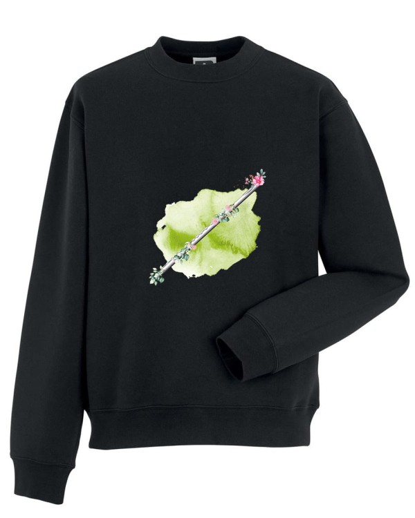 Flet - Kwiaty - Prezent dla flecistki - Prezent dla flecisty - Bluza