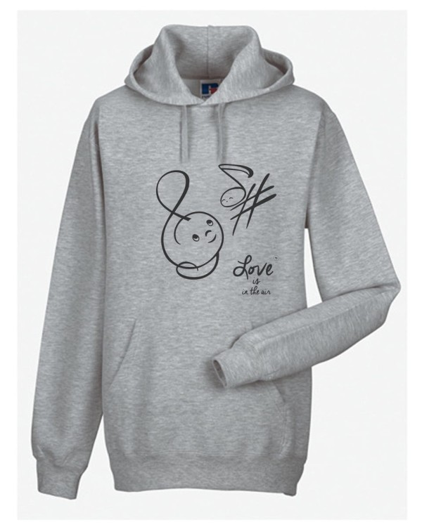 Love Is in the Air - Walentynki - Prezent dla muzyka - Bluza