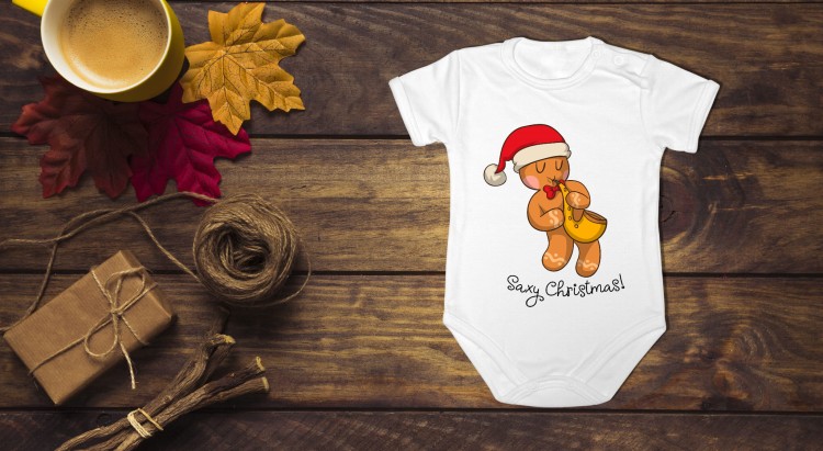 Saksofon - Saksofon Ciastek - Saxy christmas - Body z saksofonem - Body - Bodziak