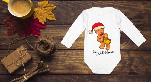 Saksofon - Saksofon Ciastek - Saxy christmas - Body z saksofonem - Body - Bodziak