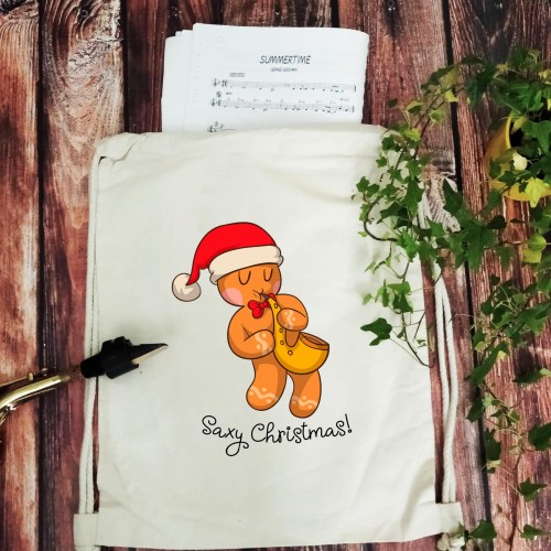 Ciastek - Saksofon - Saxy christmas - Worek plecak