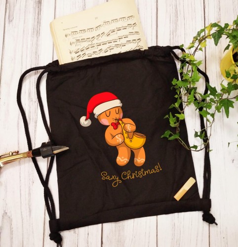 Ciastek - Saksofon - Saxy christmas - Worek plecak