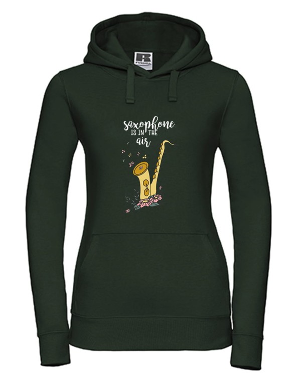 Saksofon - Saxophone is in the air - prezent dla saksofonisty - prezent dla saksofonistki - Bluza