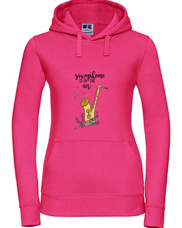 Saksofon - Saxophone is in the air - prezent dla saksofonisty - prezent dla saksofonistki - Bluza