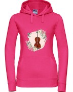 Wiolonczela - Kwiaty - prezent dla wiolonczelistki - prezent dla wiolonczelisty - Bluza