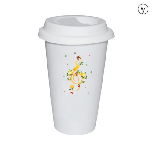 Klucz wiolinowy - Lato - Prezent dla muzyka - Tumbler