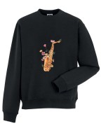 Saksofon - Maki - Prezent dla saksofonistki - Prezent dla saksofonisty - Bluza