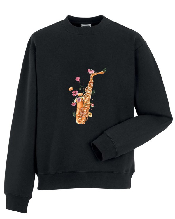 Saksofon - Maki - Prezent dla saksofonistki - Prezent dla saksofonisty - Bluza