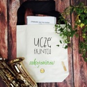 Nauczyciel – Saksofon - Uczę fajnych saksofonistów - prezent dla nauczyciela saksofonu - Torba na ramię