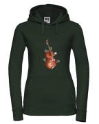 Kontrabas - Kwiaty - Prezent dla kontrabasistki - prezent dla kontrabasisty - Bluza