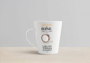 Bęben - Gram na bębnie a jaka jest Twoja supermoc? - Perkusistka - Perkusista - Prezent dla perkusisty - Kubek latte