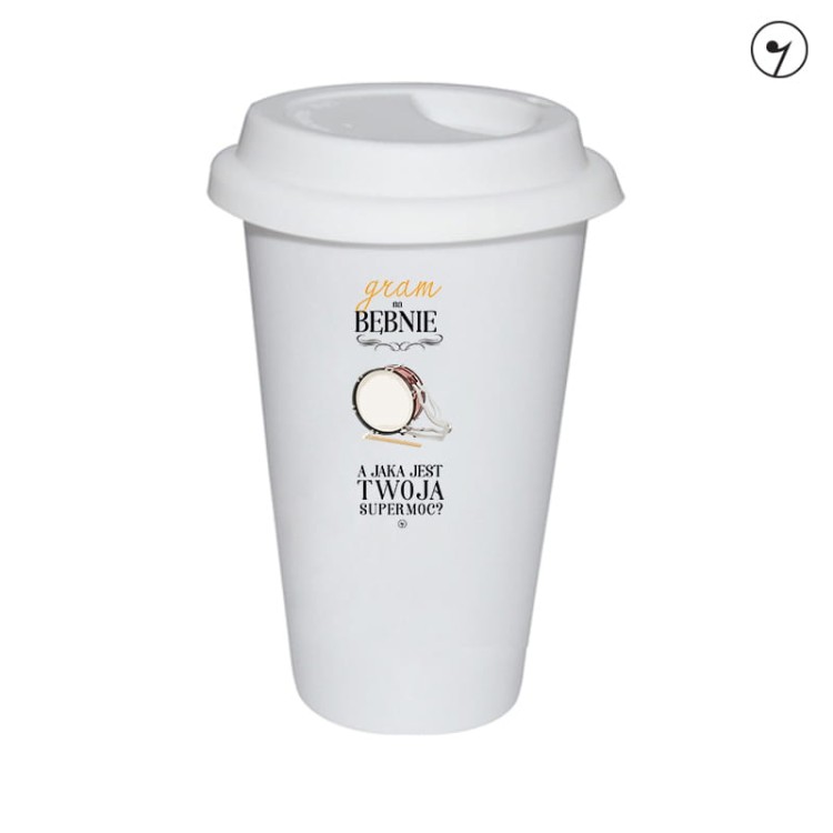 Bęben - Gram na bębnie a jaka jest Twoja supermoc? - Perkusistka - Perkusista - Prezent dla perkusisty - Tumble