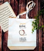 Bęben - Gram na bębnie a jaka jest Twoja supermoc? - Perkusistka - Perkusista - Prezent dla perkusisty - Torba 2 ucha