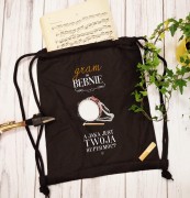 Bęben - Gram na bębnie a jaka jest Twoja supermoc? - Perkusistka - Perkusista - Prezent dla perkusisty - Worek plecak