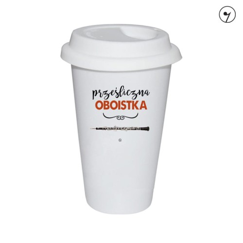 Obój - Oboistka - Prezent dla oboistki - Prześliczna oboistka - Tumbler