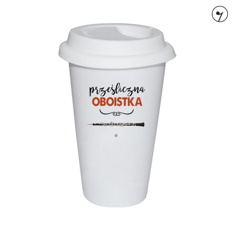 Obój - Oboistka - Prezent dla oboistki - Prześliczna oboistka - Tumbler