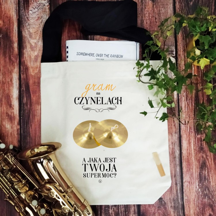Czynele - Gram na czynelach a jaka jest Twoja supermoc? - Perkusistka - Perkusista - Torba na ramię