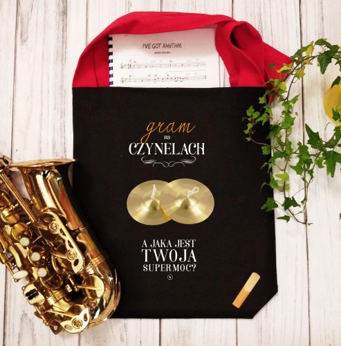 Czynele - Gram na czynelach a jaka jest Twoja supermoc? - Perkusistka - Perkusista - Torba na ramię