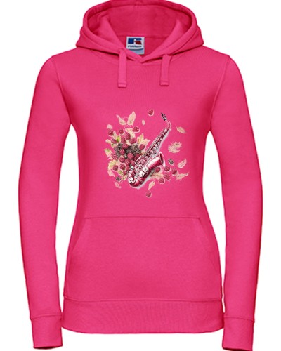 Saksofon - Saksofon w malinach - Prezent dla saksofonistki - Prezent dla saksofonisty - Bluza z saksofonem – Bluza - Osemkowa.pl - sklep muzyczny - Prezent dla muzyka