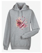 Saksofon - Saksofon w malinach - Prezent dla saksofonistki - Prezent dla saksofonisty - Bluza z saksofonem – Bluza - Osemkowa.pl - sklep muzyczny - Prezent dla muzyka