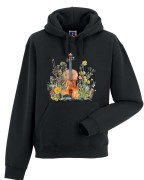 Skrzypce na łące - Skrzypce - Prezent dla skrzypaczki - Prezent dla skrzypka - Bluza ze skrzypcami – Bluza - Bluza skrzypka - osemkowa.pl