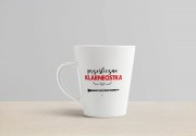 Prześliczna klarnecistka - Klarnet - Prezent dla klarnecistki - Kubek dla klarnecistki - Kubek latte - osemkowa.pl