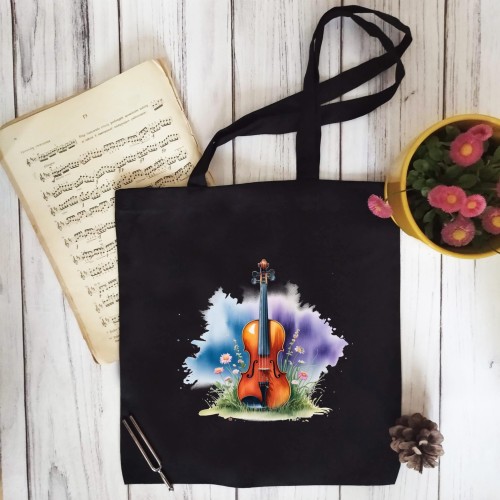 Torba ze skrzypcami - Prezent dla skrzypaczki - Prezent dla muzyka - Torba dla muzyka