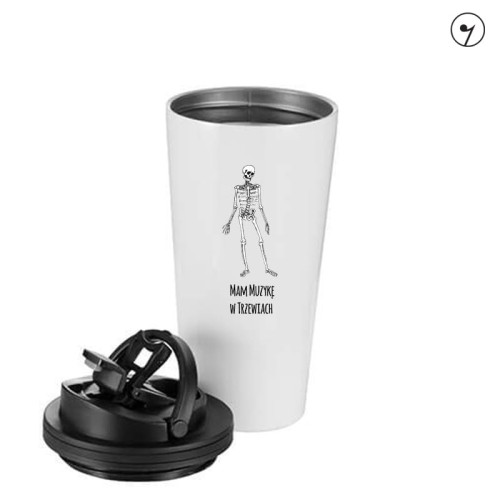 Mam muzykę w trzewiach – Muzyka - Prezent dla muzyka - Kubek dla muzyka - Kubek termiczny - osemkowa.pl