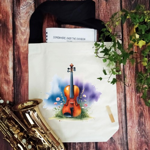Torba ze skrzypcami, prezent dla muzyka, idealny prezent dla skrzypka