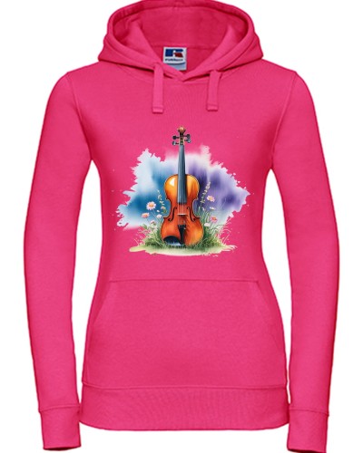 Bluza damska ze skrzypcami - Prezent dla muzyka - Prezent dla skrzypaczki