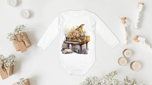 Body dziecięce z fortepianem - osemkowa.pl