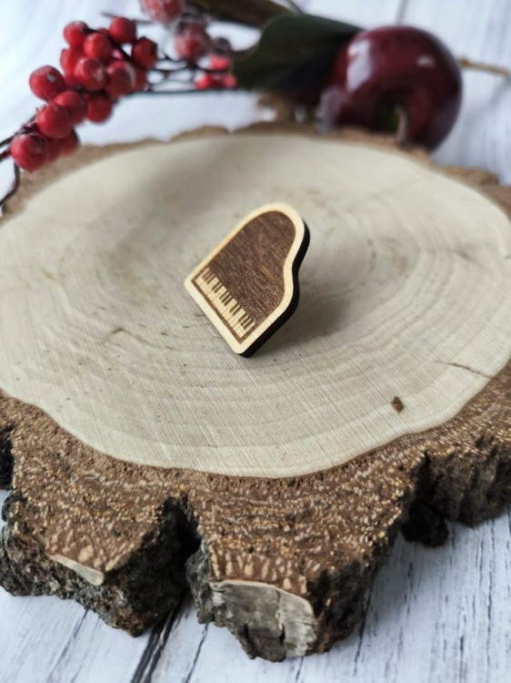 Pin muzyczny - Fortepian - Prezent dla muzyka