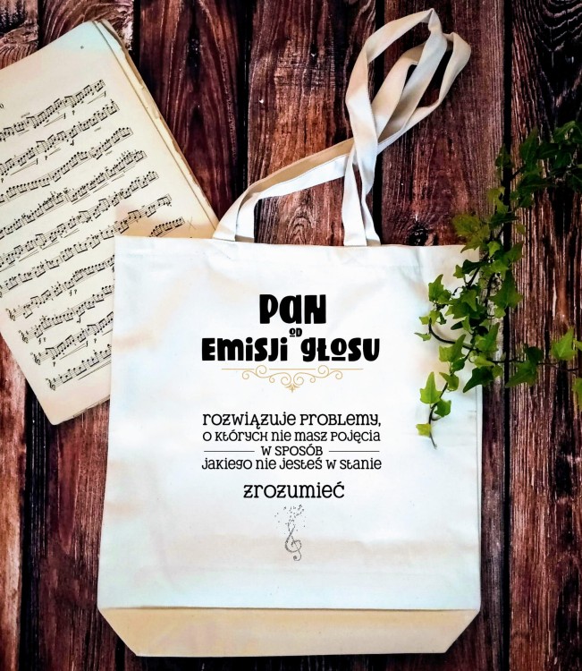 Pani/Pan od emisji głosu - Rozwiązuje problemy - Torba 2 ucha