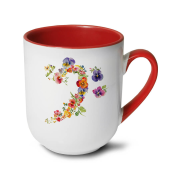 Klucz basowy bratki - Bratki - Prezent dla muzyka - Kubek coffee