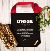 Stroiciel - Rozwiązuje problemy - Prezent dla stroiciela - Torba na ramię